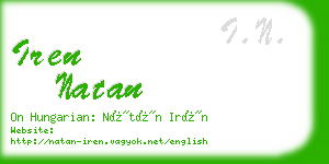 iren natan business card